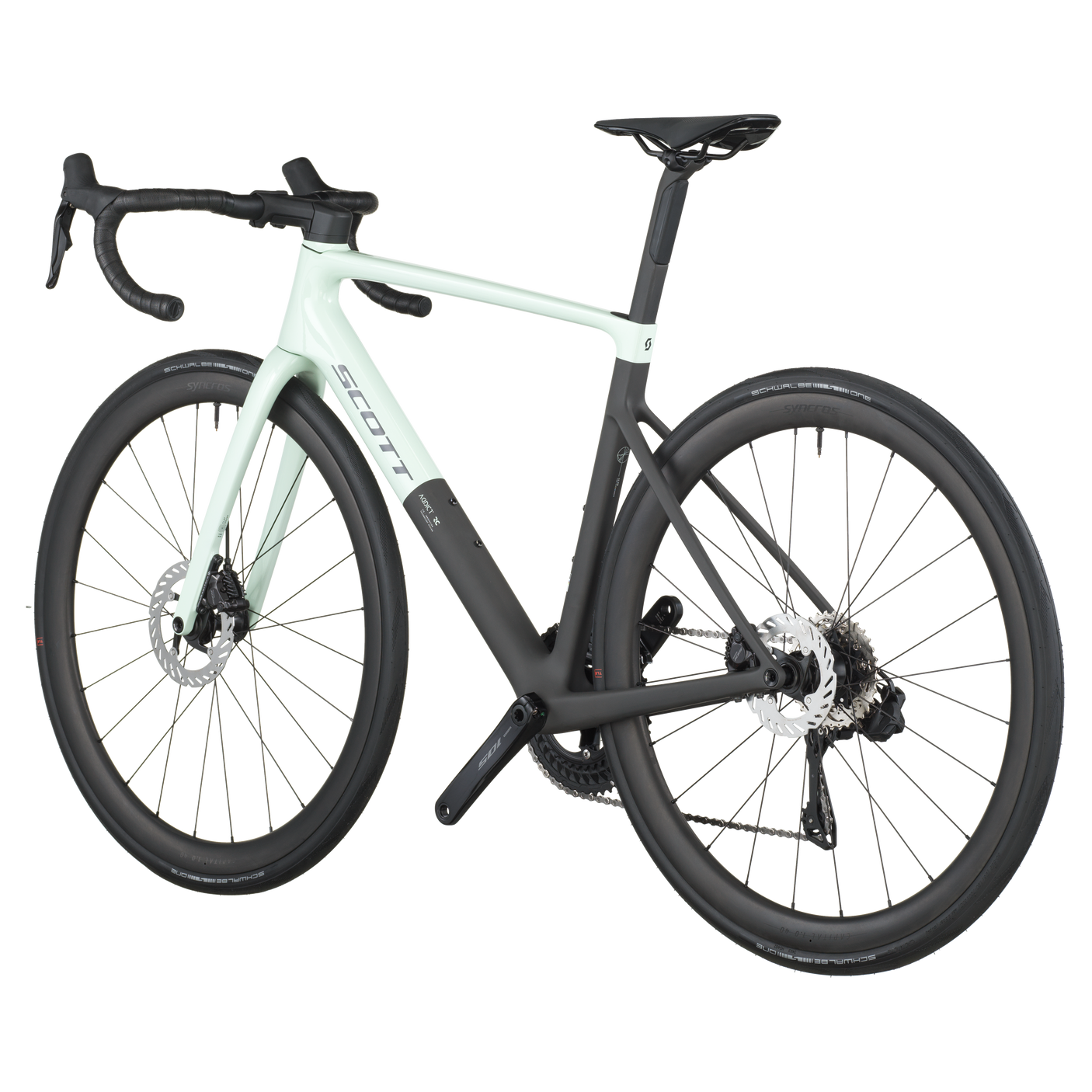 Scott Addict RC 30 bevroren groen/carbon zwart