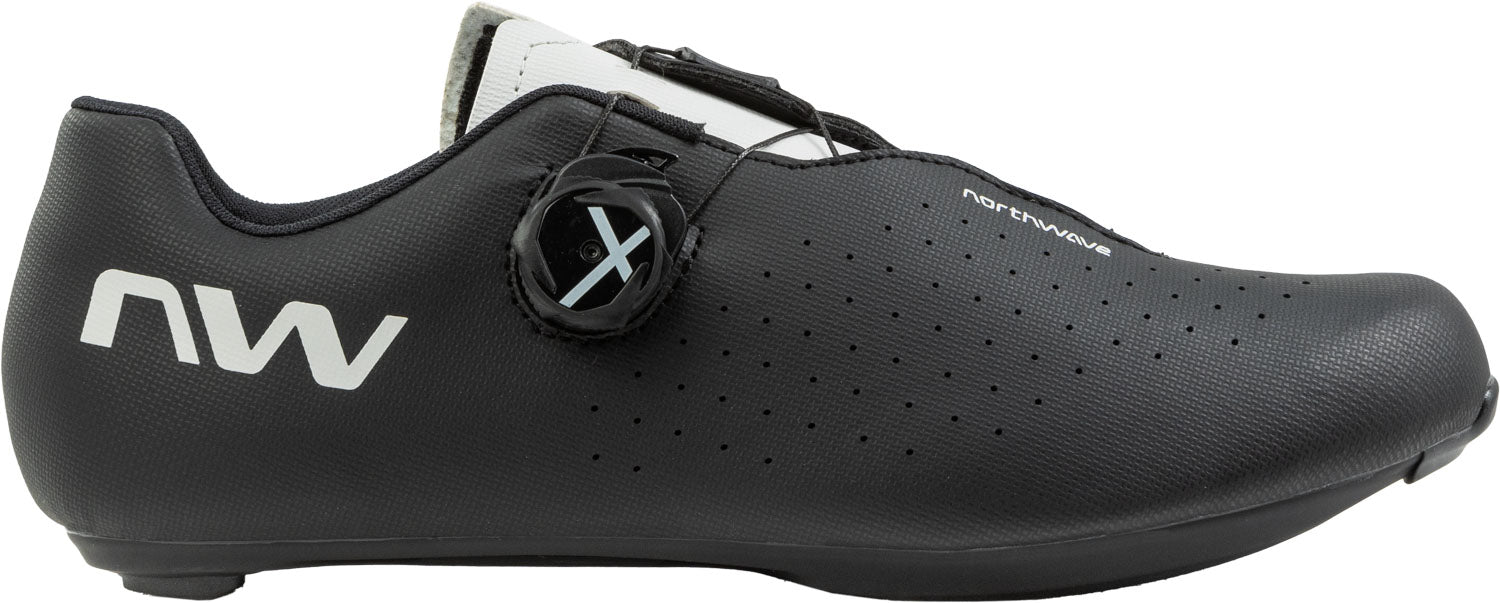 Northwave Sonic Plus Wide Racefiets-schoenen Zwart/Lichtgrijs