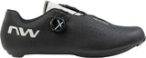 Northwave Sonic Plus Wide Racefiets-schoenen Zwart/Lichtgrijs