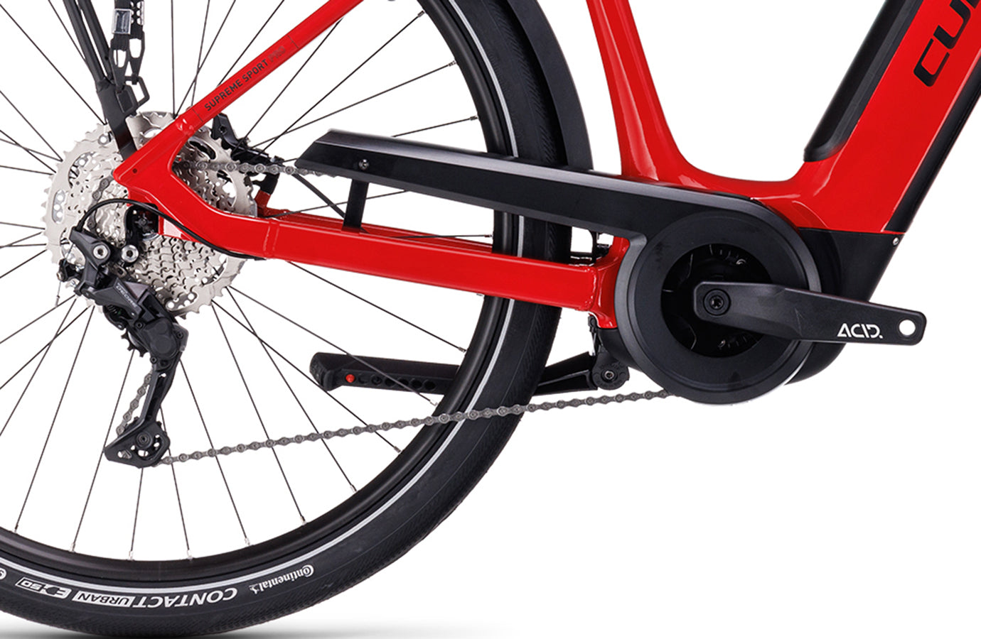 Cube Supreme Sport Hybrid Pro 625 Easy Entry red'n'black (2024)