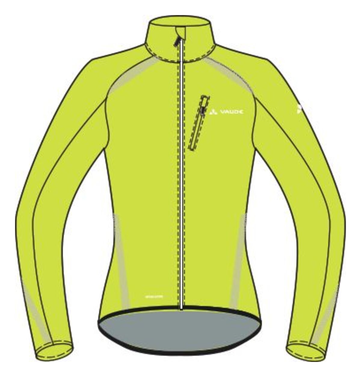 VAUDE Luminum Perf. Jacket II Dames felgroen