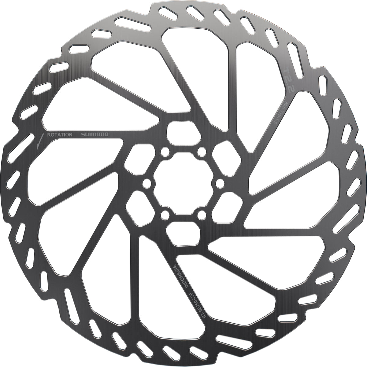Shimano remschijf RT-6B750 6-gaats, 2,2 mm dikte
