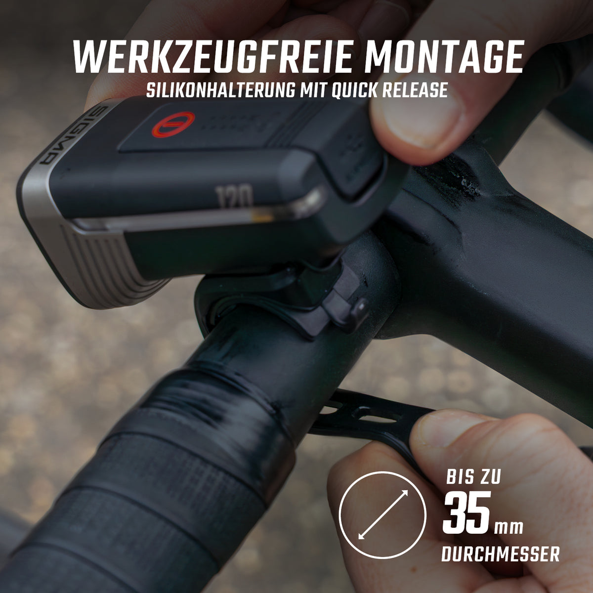 Sigma AURA 120 + HIRO 50 LINK verlichtingsset