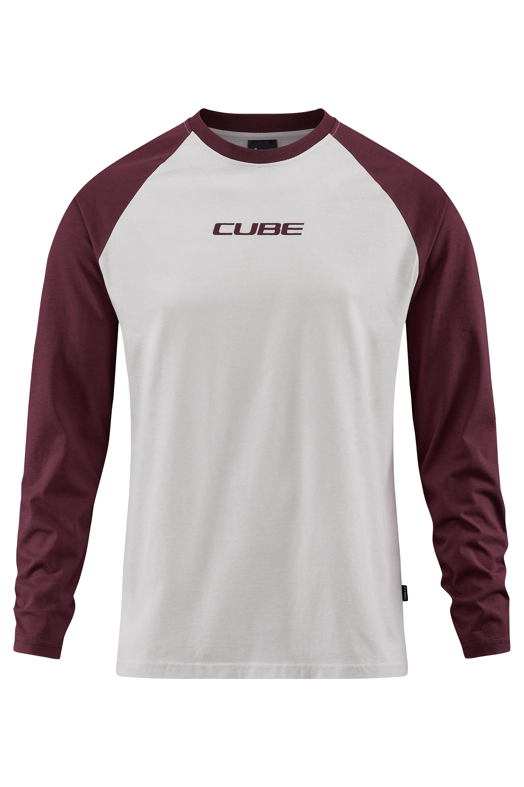 CUBE Organic Longsleeve rood en beige