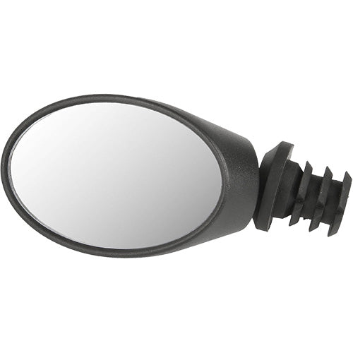 M-Wave Spy Oval achteruitkijkspiegel zwart