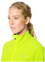 VAUDE Dames Matera Softshell Jas III neon geel