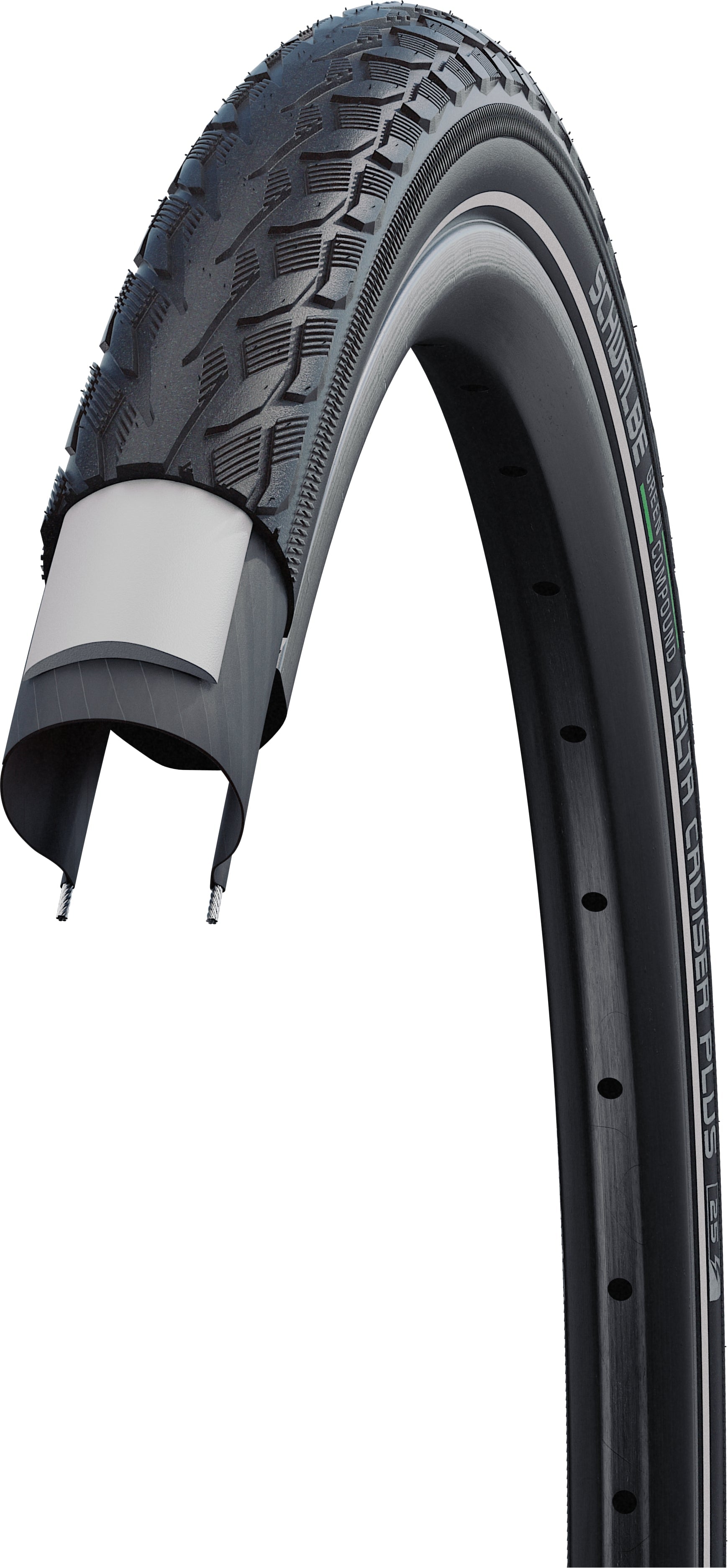 Schwalbe Delta Cruiser Plus Active Draadband 28x1.10