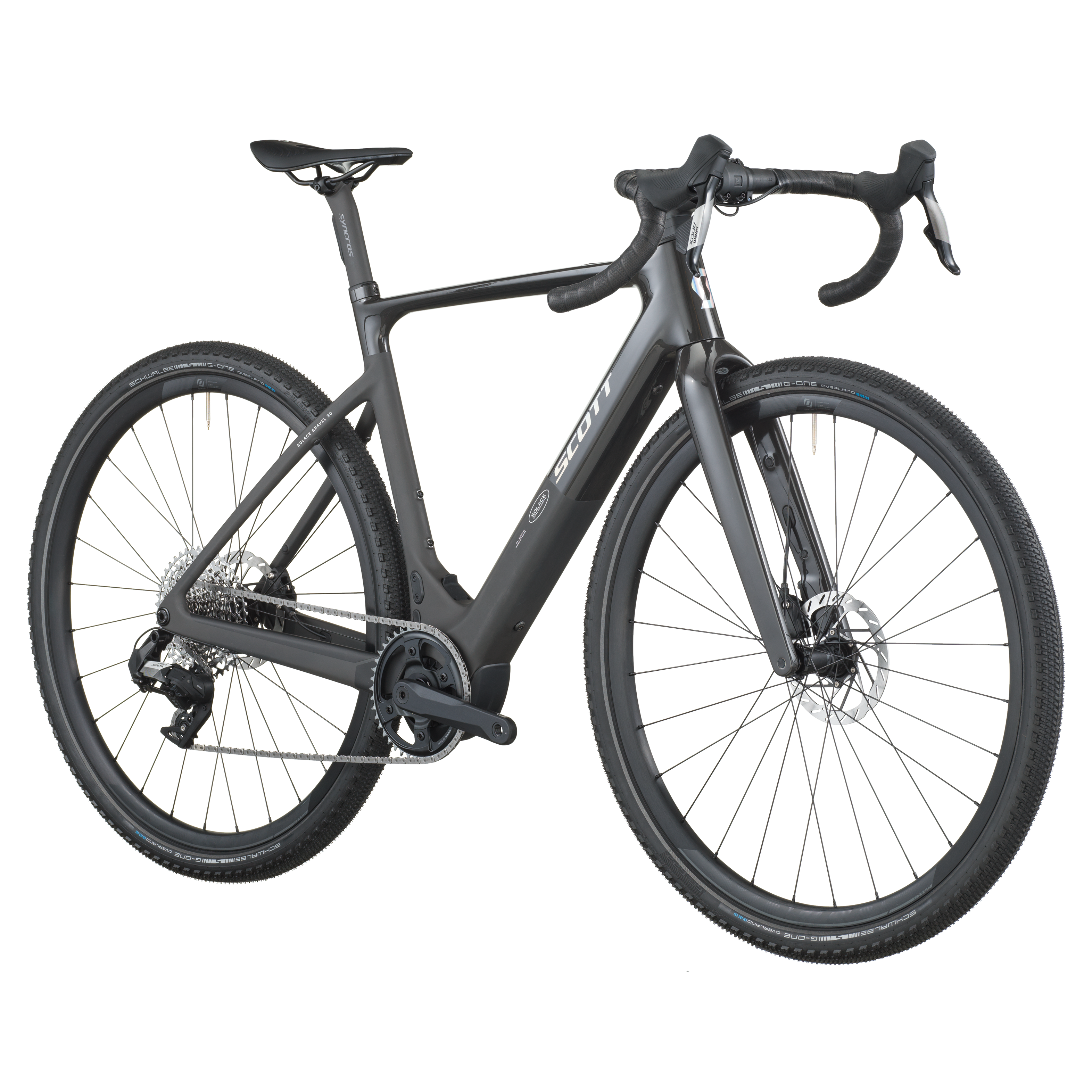 Scott Solace Gravel 30 carbon zwart