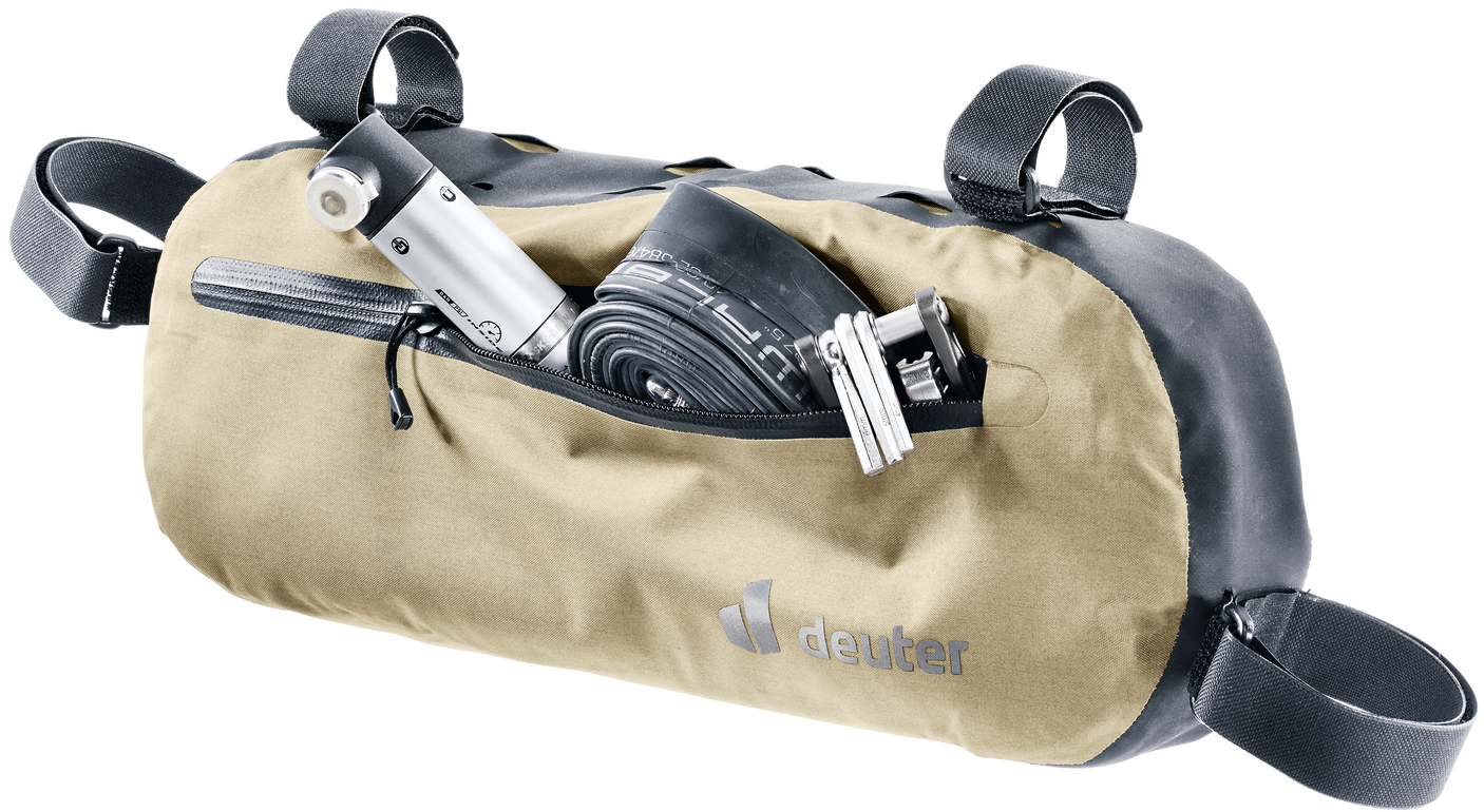 deuter Cabezon Front Bag 4 Lenkertasche beige/schwarz