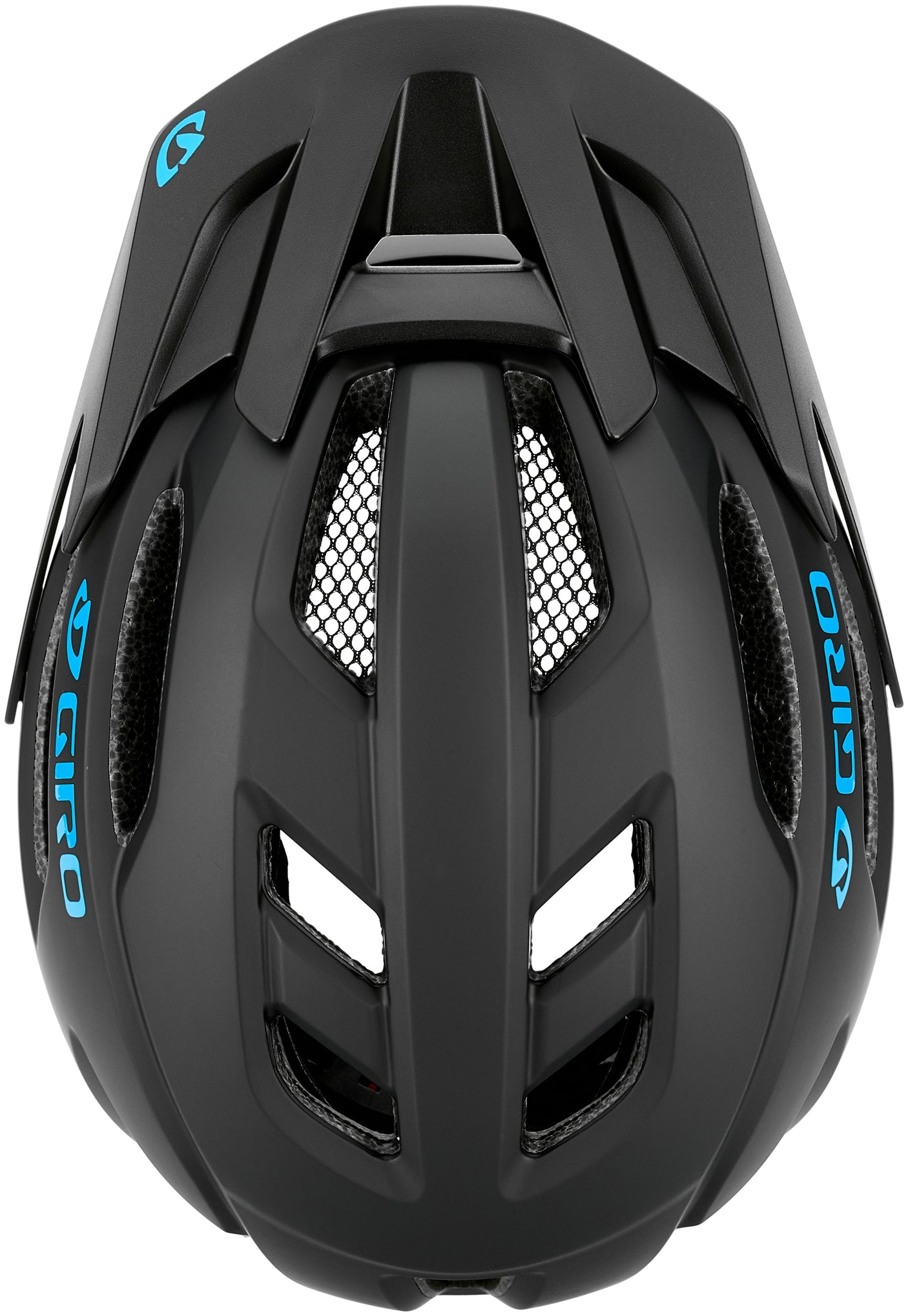 Giro Fixture II Y helm mat zwart/blauw