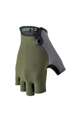 Cube Handschoenen CMPT Comfort korte vingers TM rietgroen