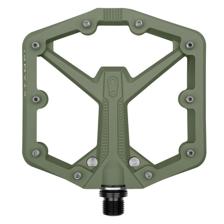Crankbrothers Stamp 1 Gen 2 Large platformpedaal groen