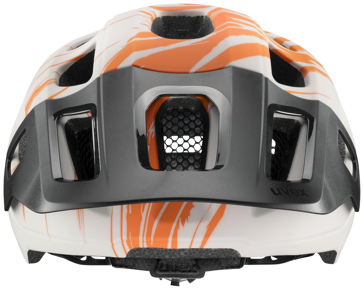 uvex React Jr. warm grijs-oranje mat