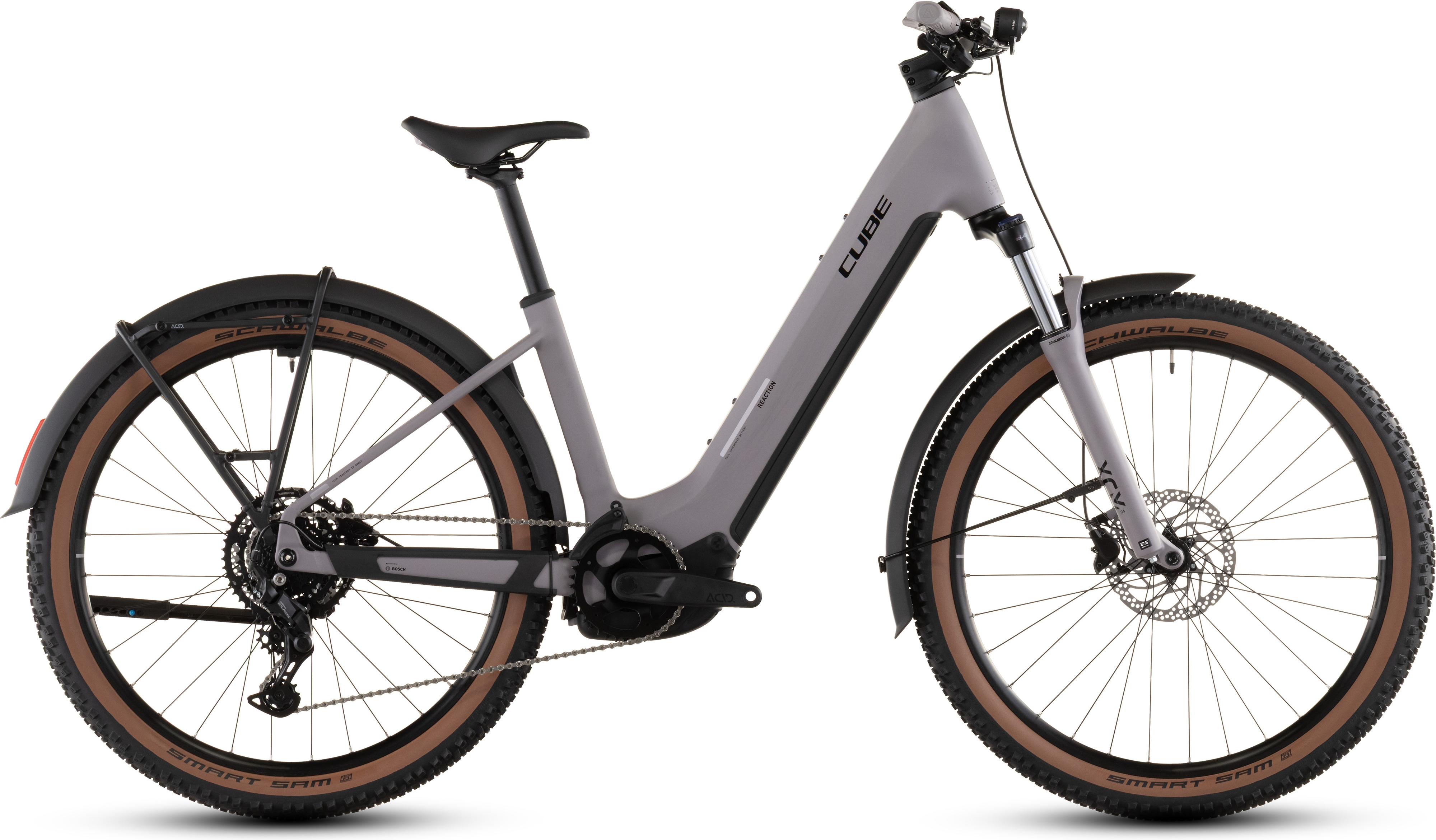 Cube Reaction Hybrid Performance 600 FE Easy Entry pruimgrijs´n´black (2026)