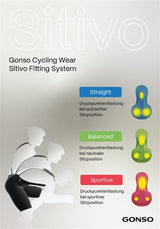 Gonso Sitivo Bib zwart / vuur