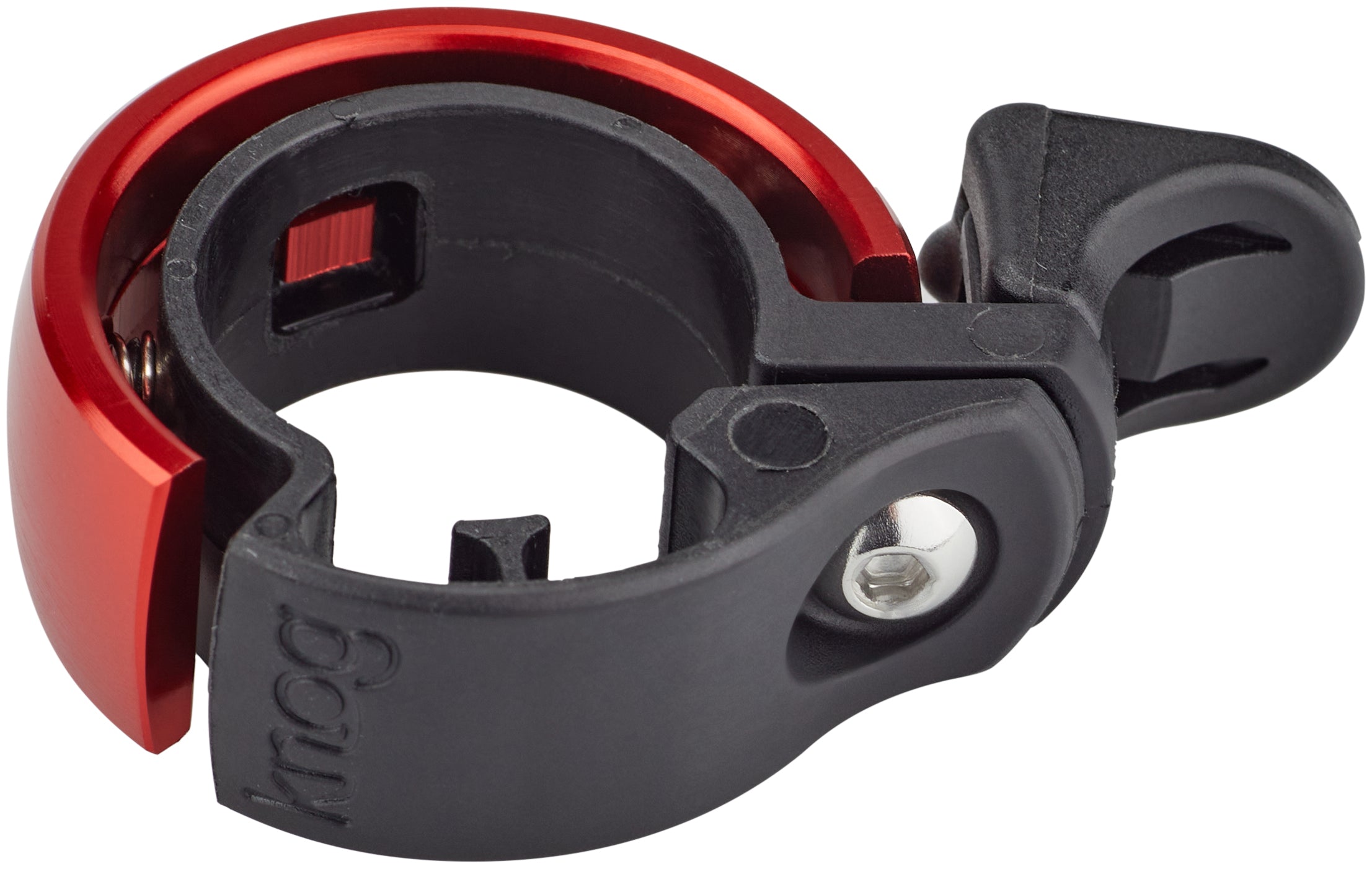 Knog Oi Classic fietsbellen zwart/rood