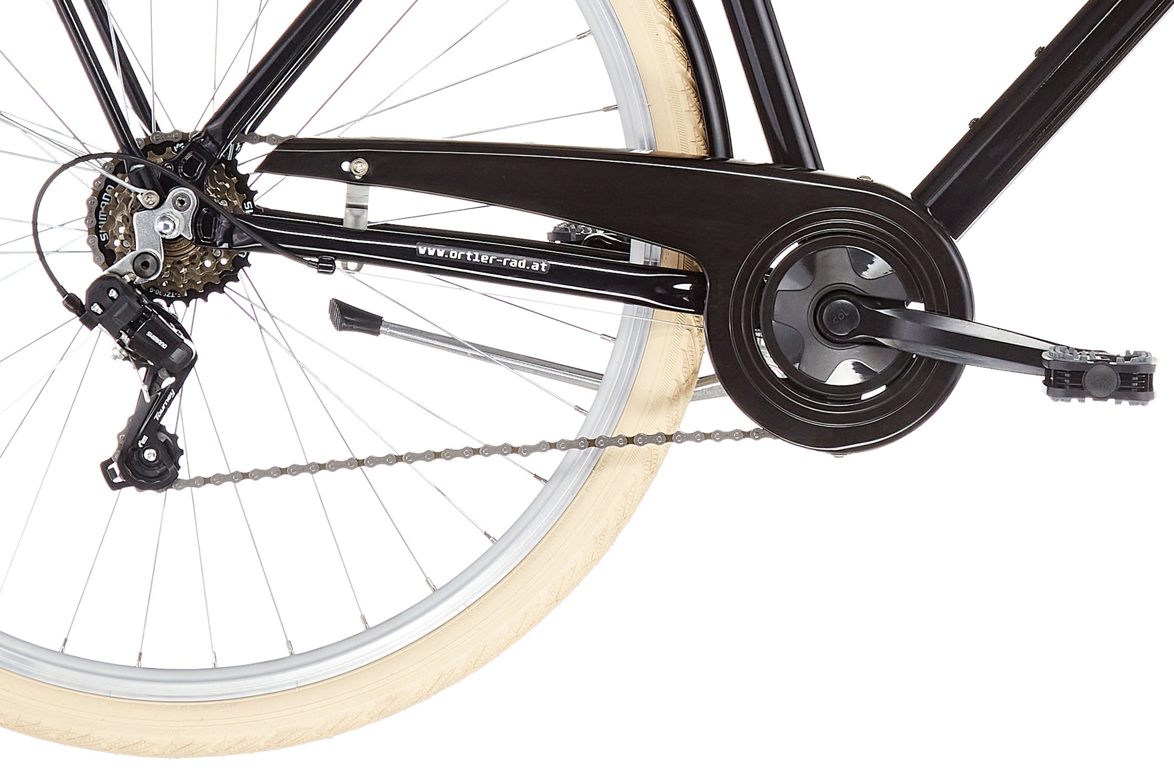 Ortler Detroit EQ Alloy Diamant 6-speed zwart