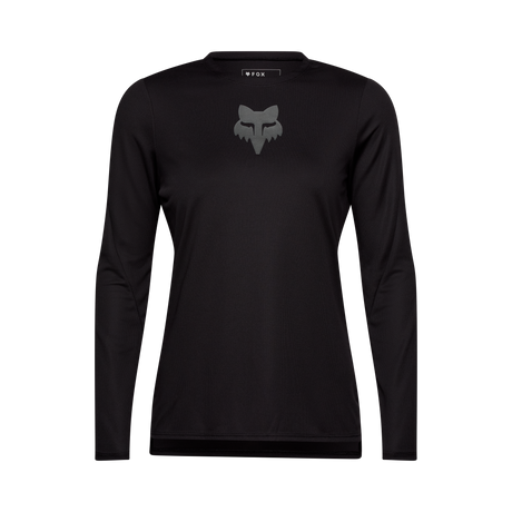 Fox W Ranger LS Jersey Hoofd Zwart