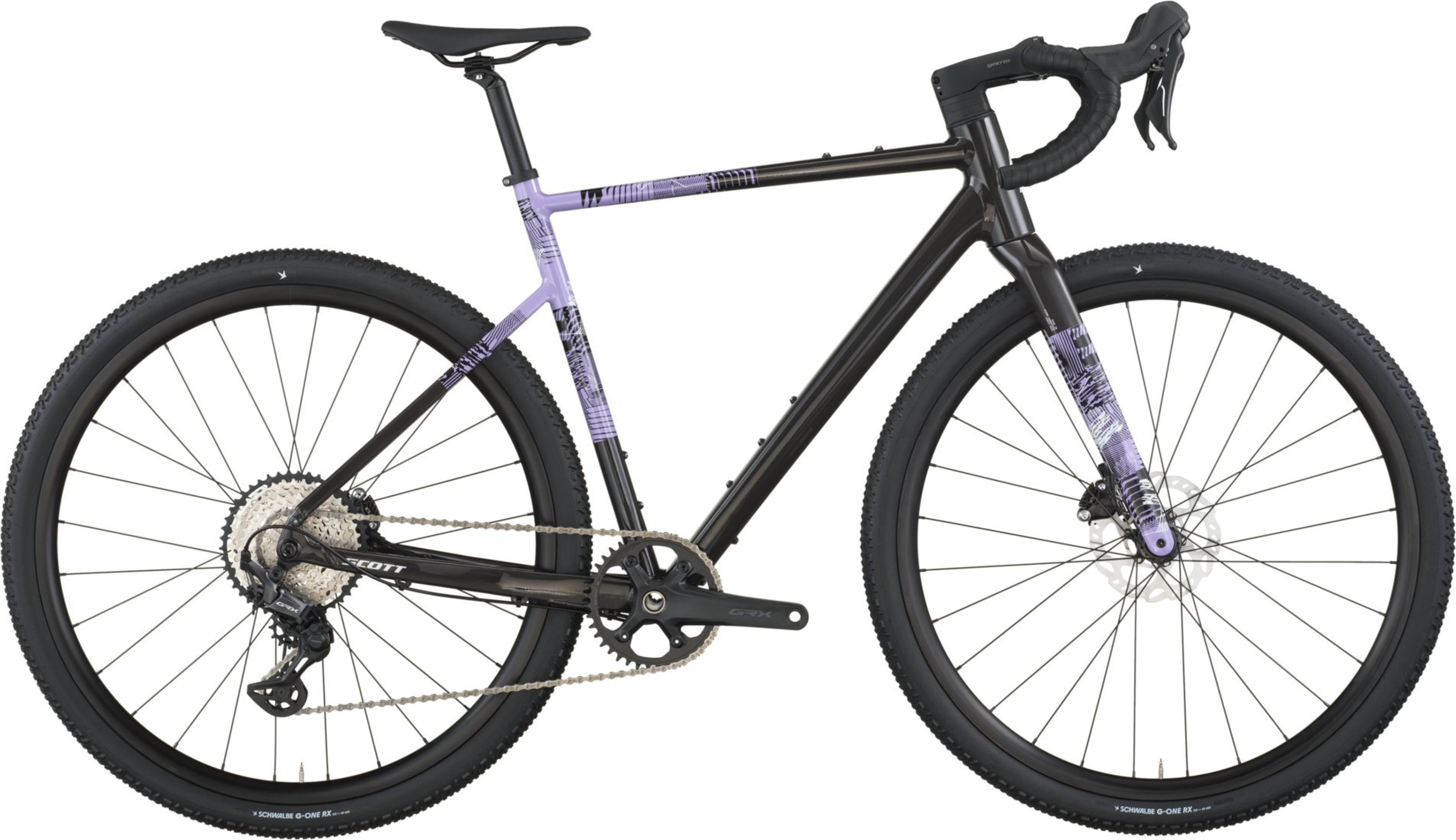 Scott Speedster Gravel 10 carbon zwart/tulp paars