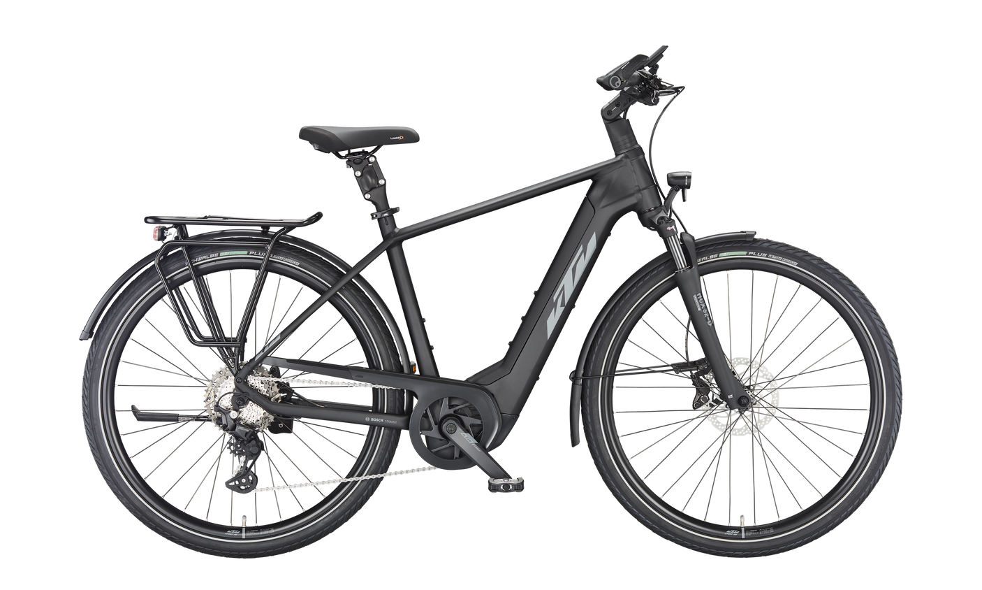 KTM MACINA STYLE 730 Diamant zwart mat (grijs+oranje)