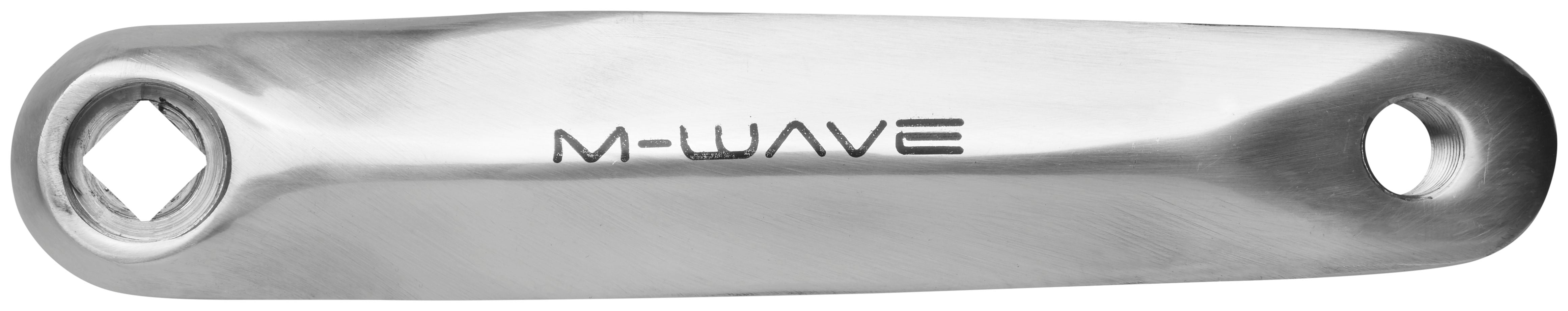 M-Wave crankstel 1-speed 38 tanden alu/staal zilver