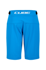 Cube MTB Baggy Short ROOKIE X Actieteam blauw