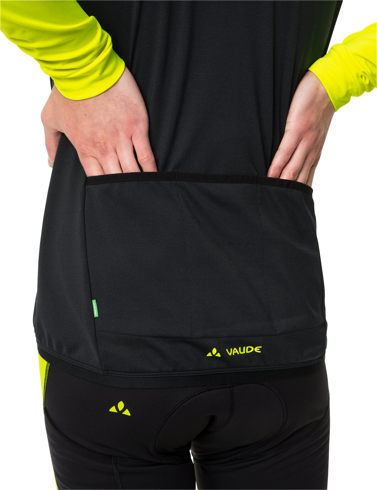 VAUDE Posta LS Tricot Heren neon geel
