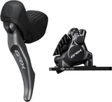 Shimano GRX ST-RX820-LA/BR-RX820 schijfremset voorzijde Flat Mount voor variabele zadelpen grijs/zwart