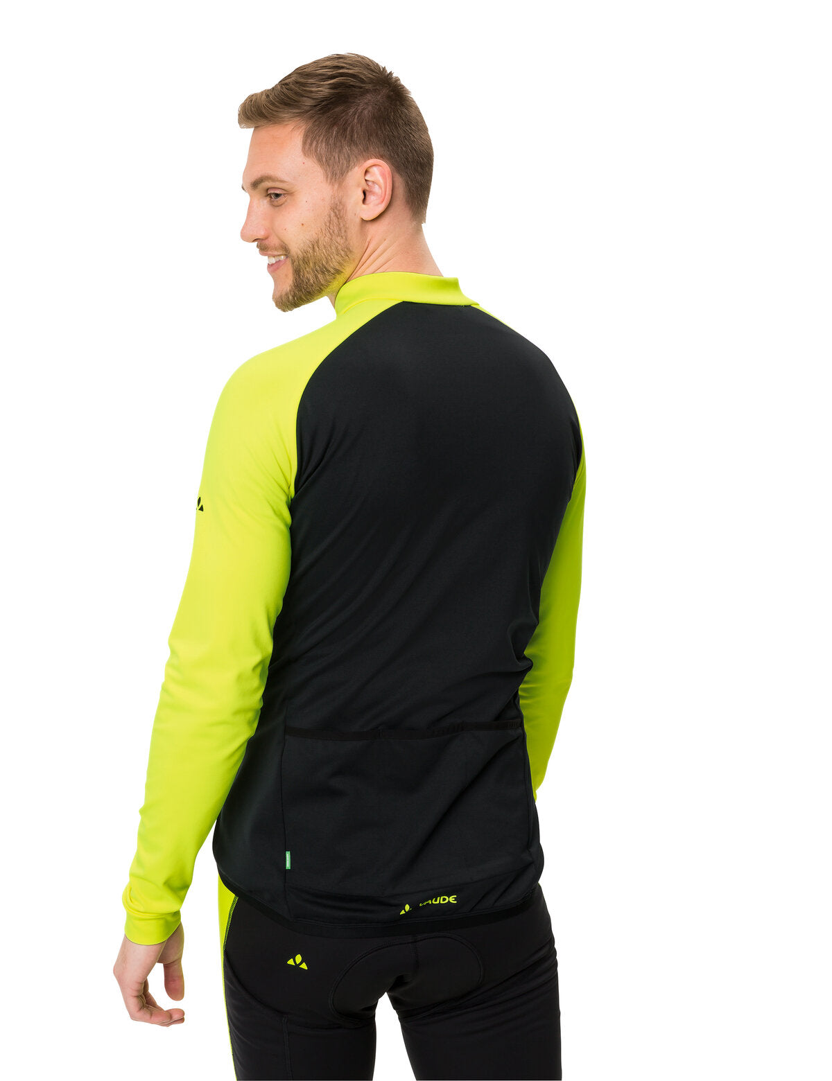 VAUDE Posta LS Tricot Heren neon geel