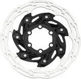 SRAM Centerline XR Rotor remschijf tweedelig afgerond profiel 6-gaats zwart/zilver