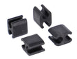 XLC BR-X120 Kabelklemmen 4 Stuks