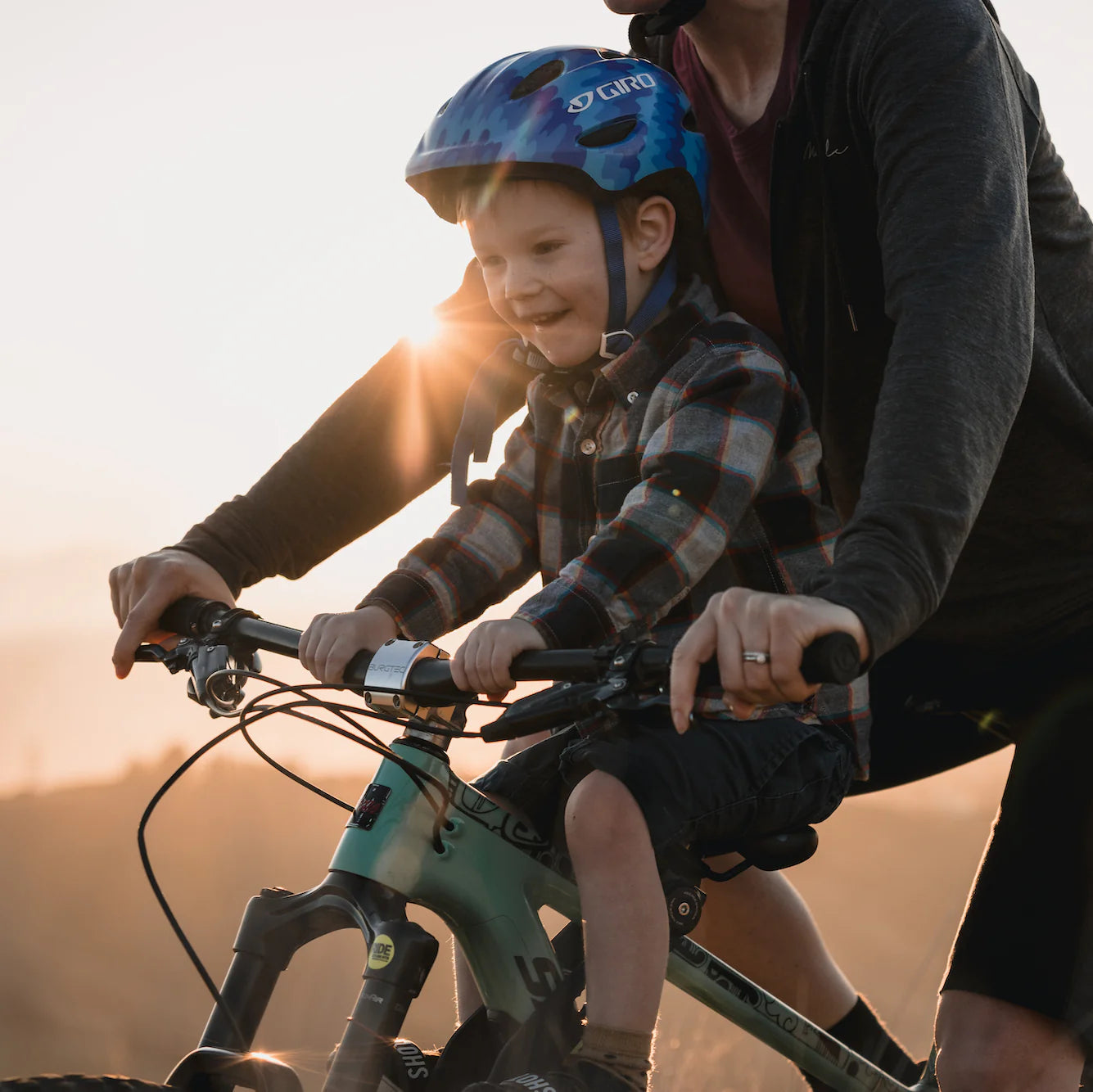Kids Ride Shotgun 2.0 MTB Voor Kindersitz zwart