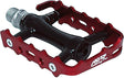 NC-17 platformpedaal Trekking Pro, aluminium, precisielager zwart/rood