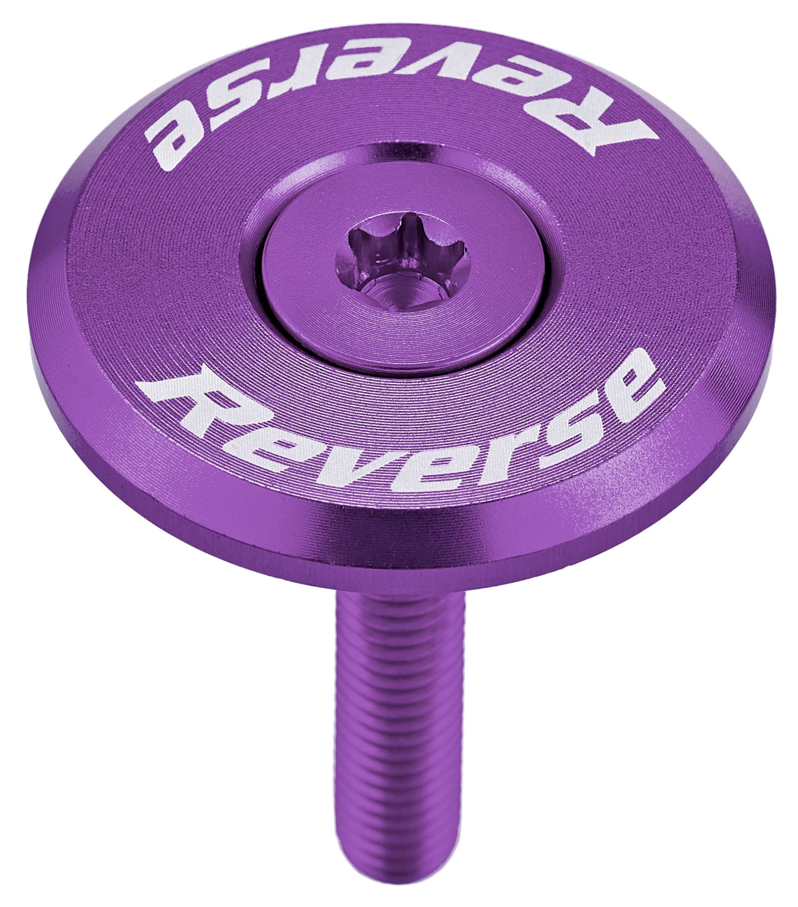 Reverse balhoofdkap paars