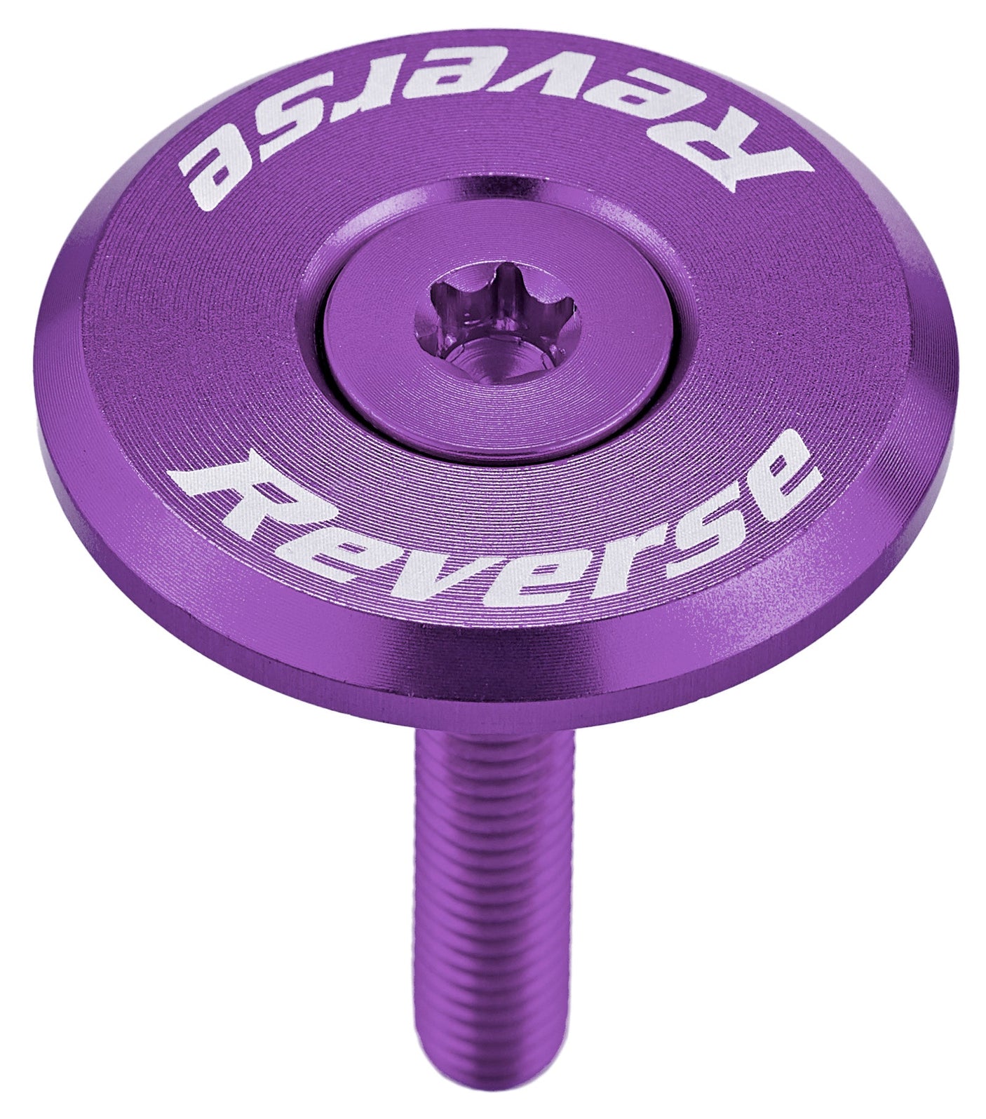 Reverse balhoofdkap paars
