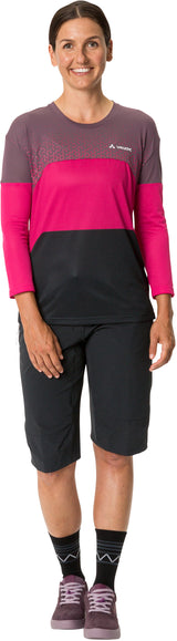VAUDE Moab V Lange mouwen T-shirt Dames zwart