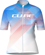 Cube WS Trikot CMPT TEAMLINE korte mouw wit