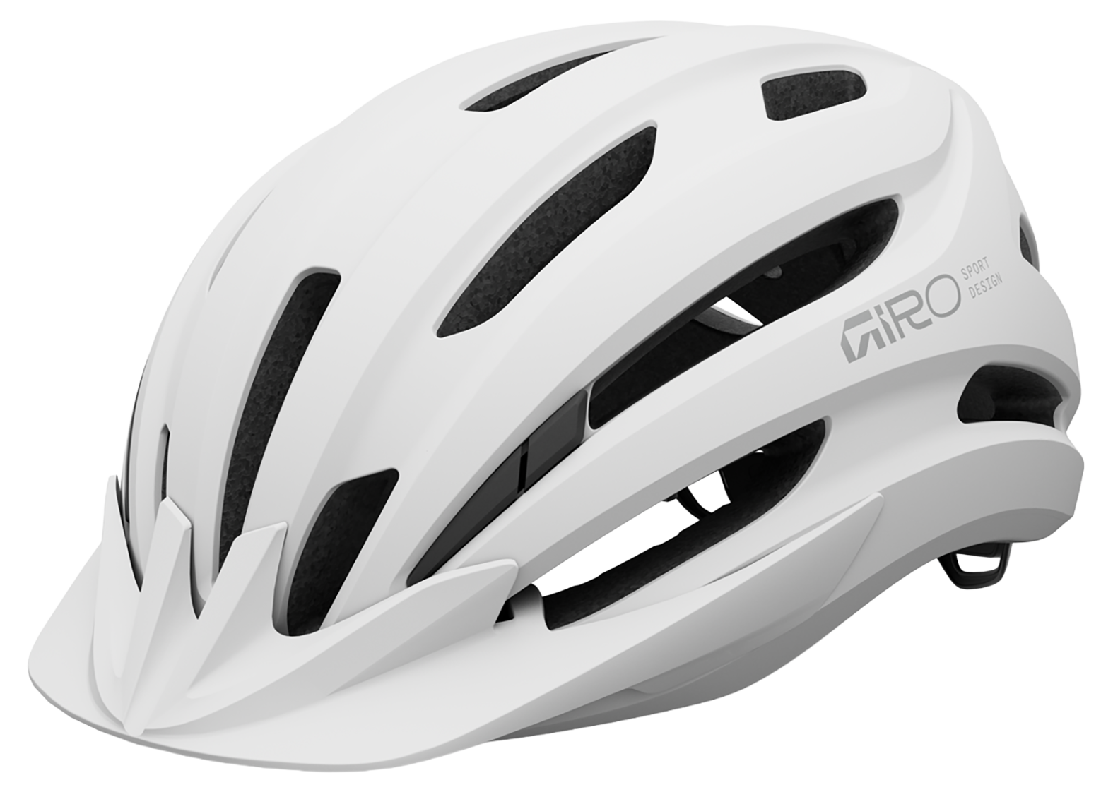 Giro Register II racefietshelm mat wit/grijs
