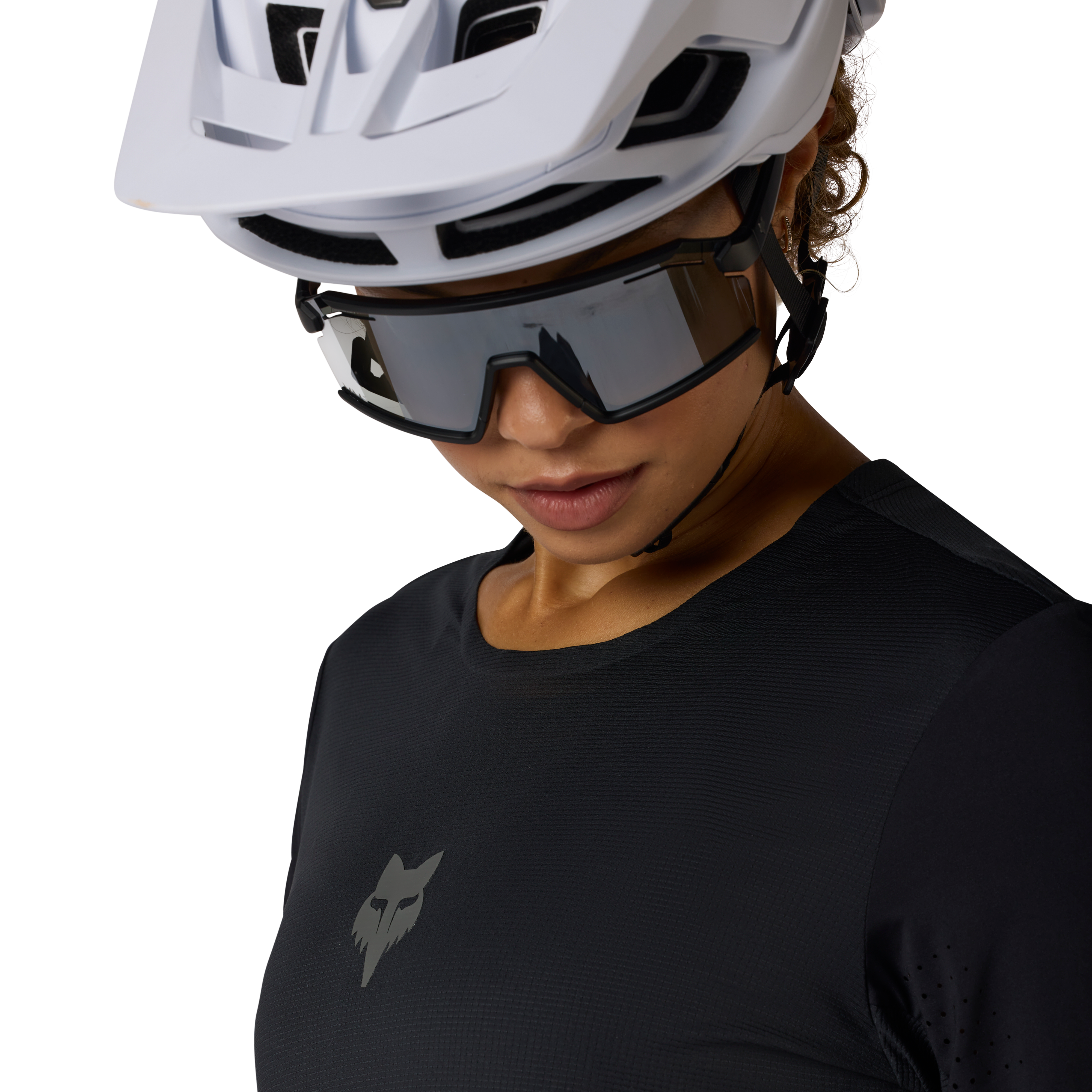 Fox W Flexair LS Jersey Zwart