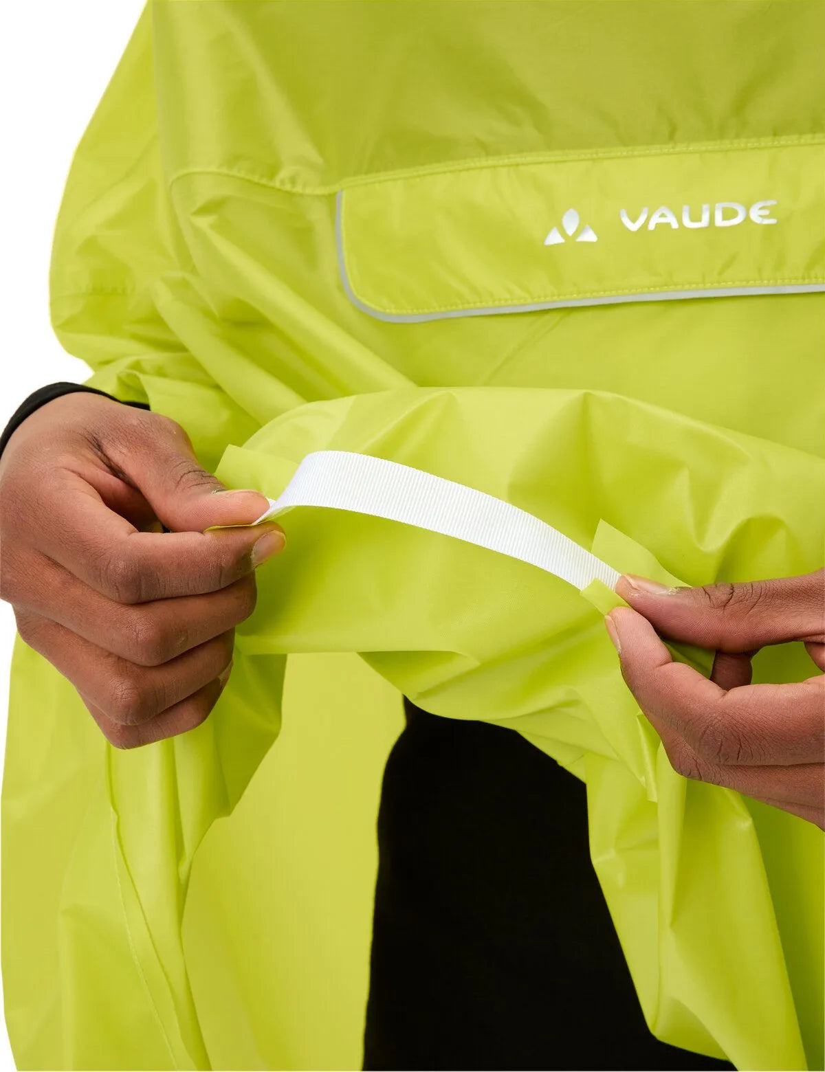 VAUDE Valdipino Poncho neon geel uni
