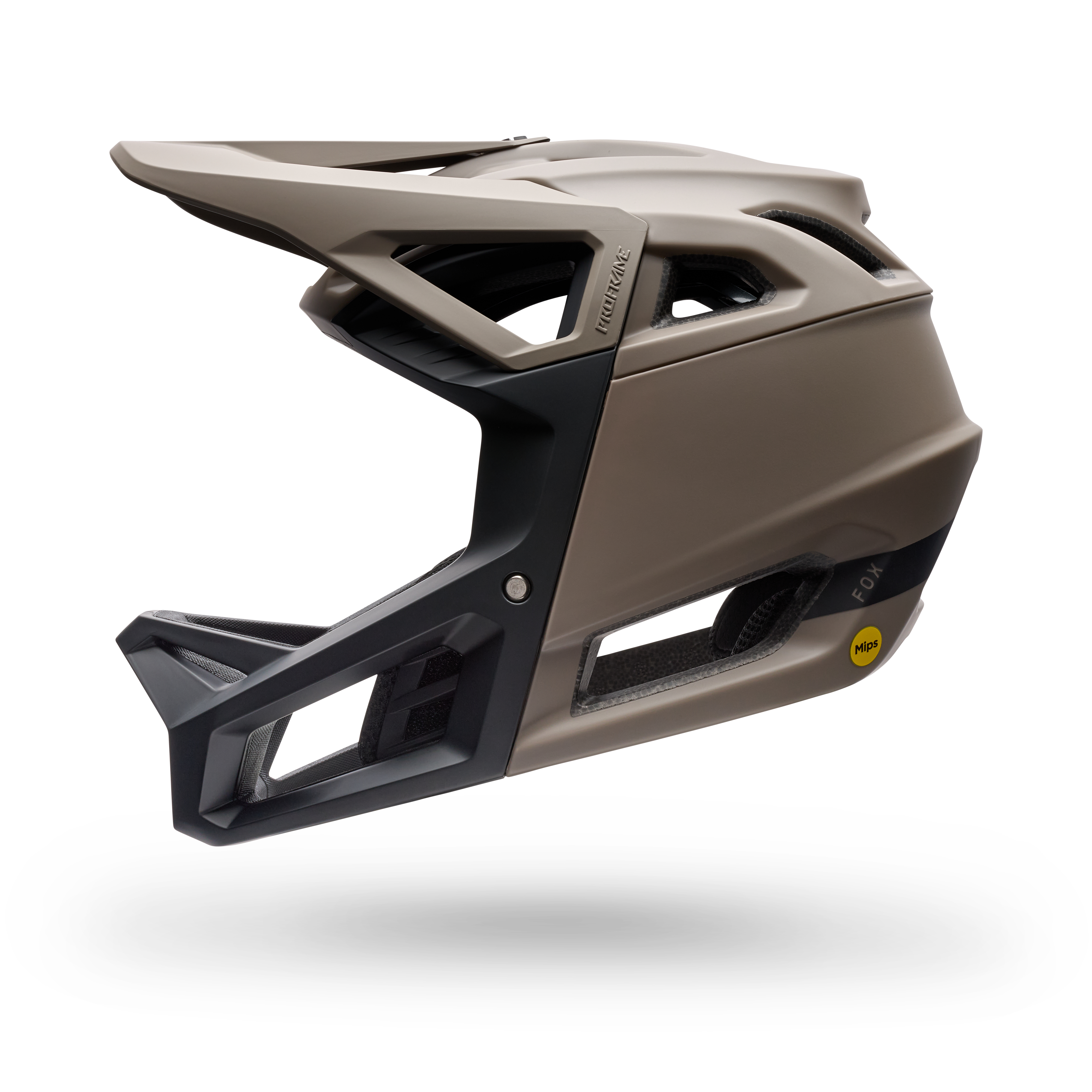 Fox Proframe Solid Full Face Helm Notenbruin