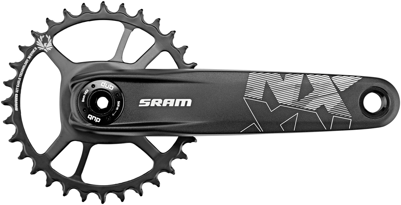SRAM NX Eagle Boost 148 DUB crank DM X-SYNC 32 tanden 12-speed zwart