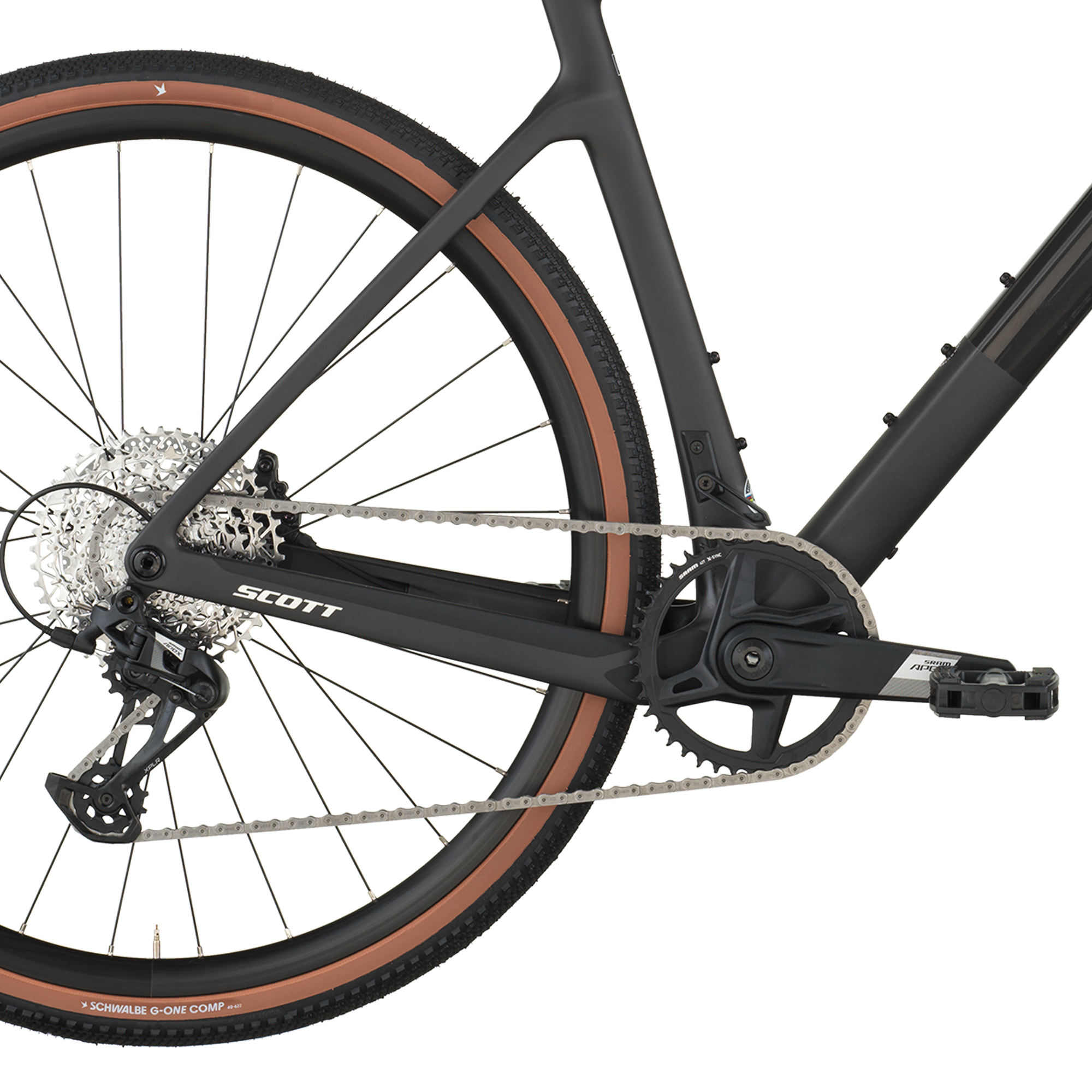 Scott Metrix 10 carbon zwart