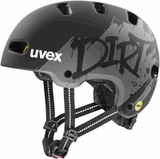 uvex Kid 4 Style Mips Kinderhelm Dirt Zwart Mat