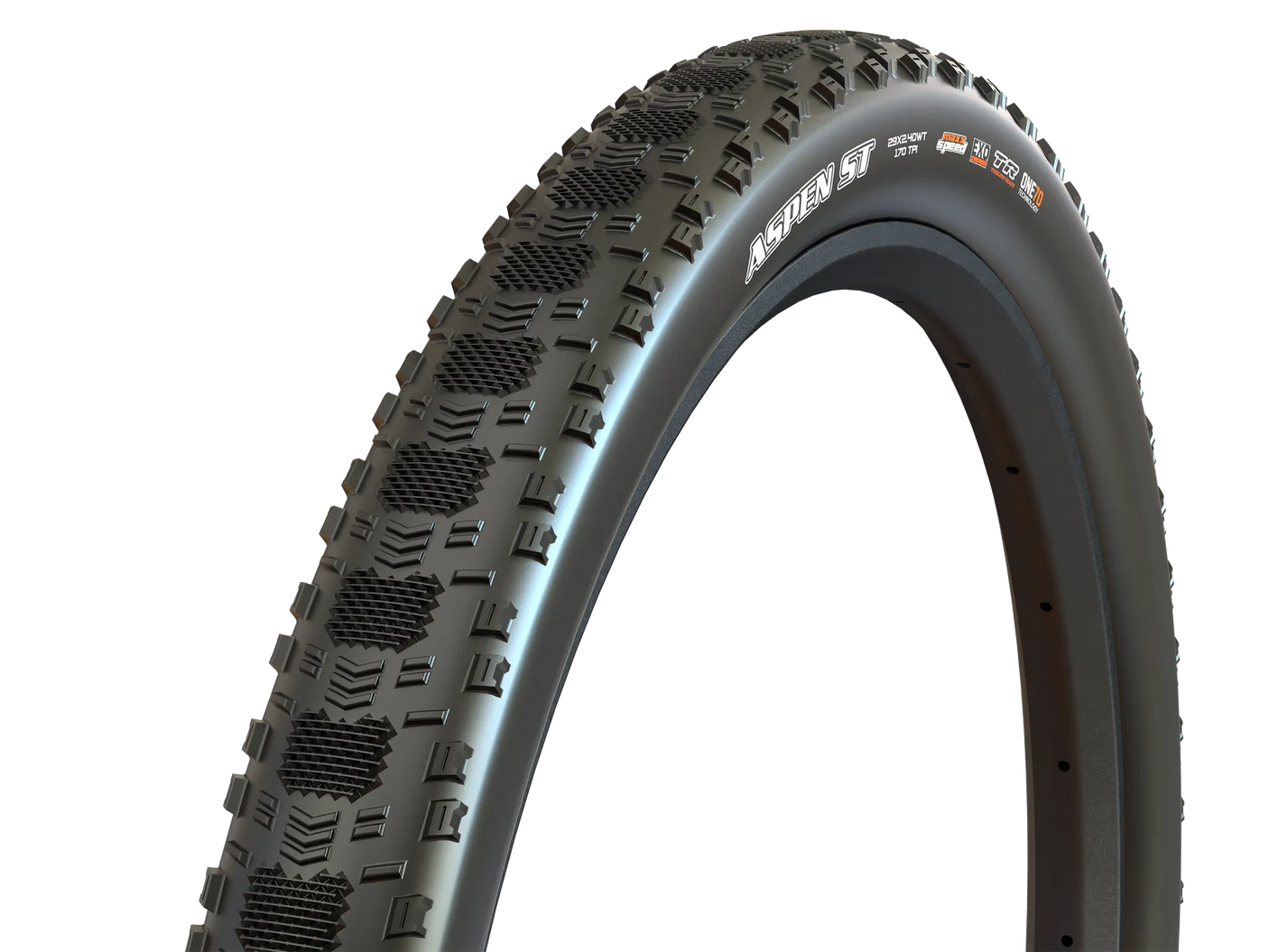 Maxxis Aspen ST band 29" EXO Protection, TR Tubeless Ready, MaxxSpeed, Wide Trail Casing (WT) zwart