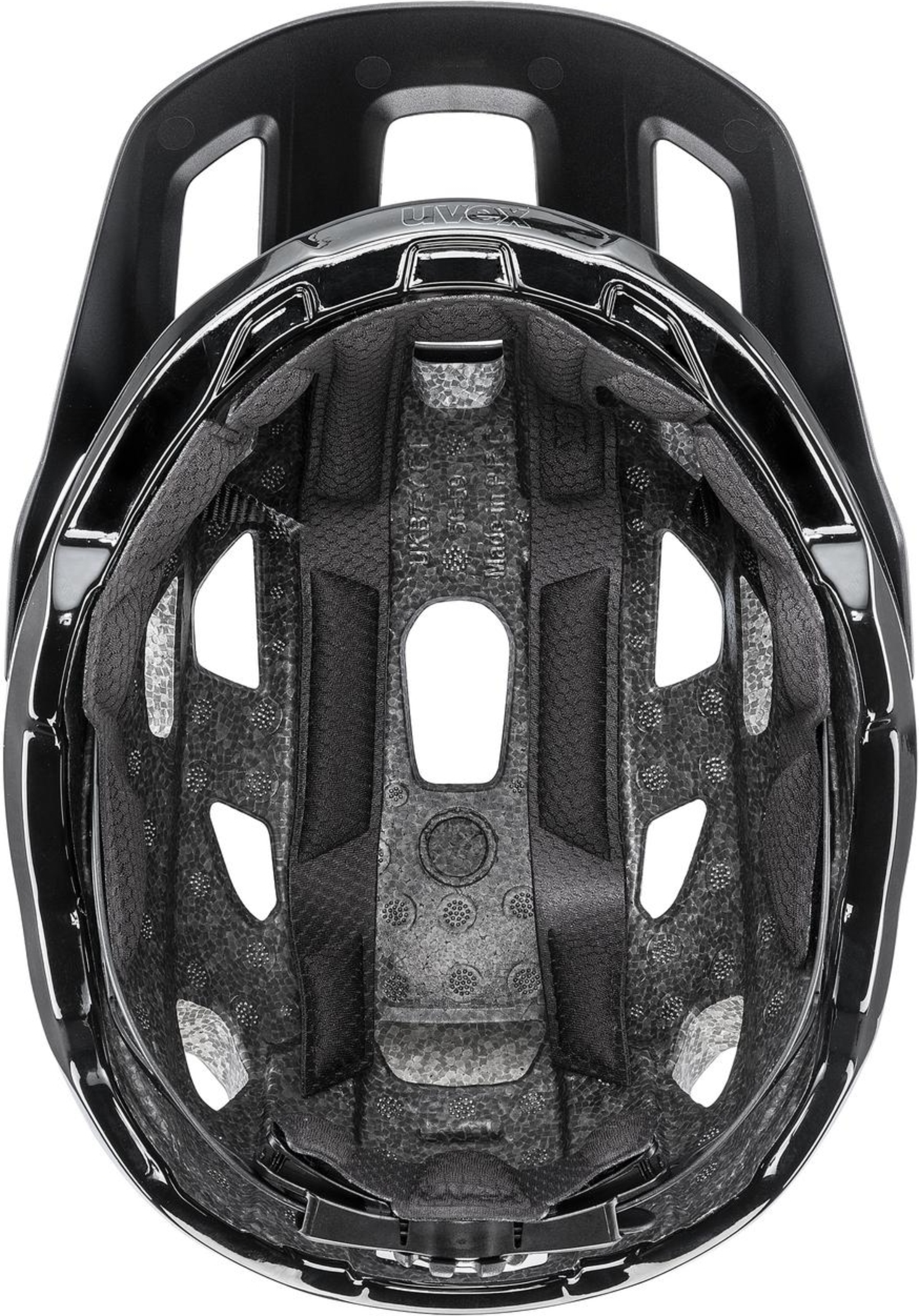 uvex React MTB-helm Zwart Mat