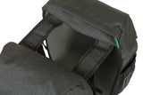 Basil Discovery 365D Dubbele bagagedragerstas M 18l zwart/turquoise