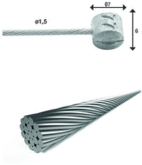 XLC BR-X85 Binnenremkabel Ø1,5mm – aktuelle Variante