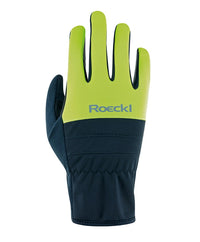 Roeckl Raiano 2 handschoenen unisex fluorescerend geel