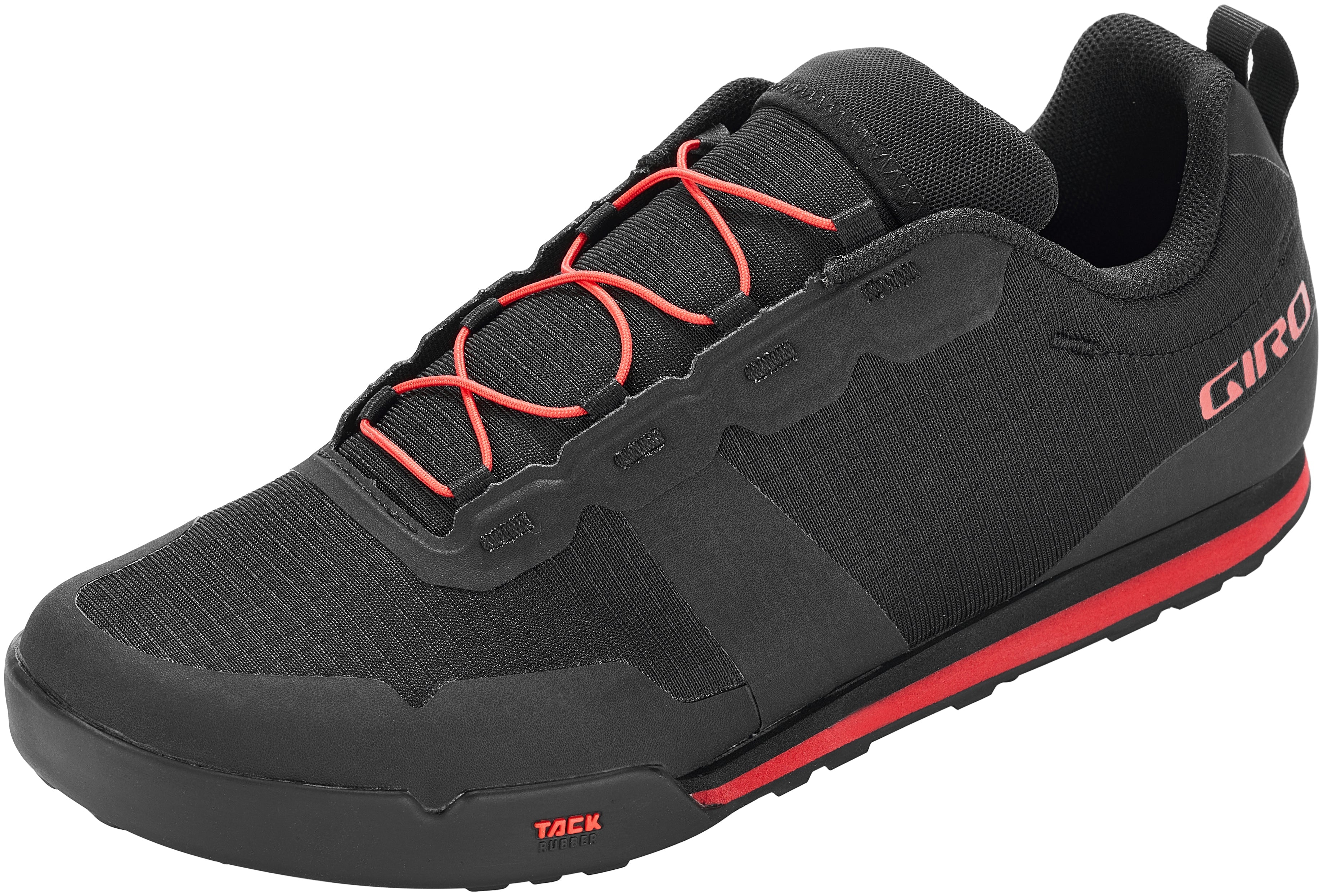 Giro Tracker Fastlace schoenen black/bright red